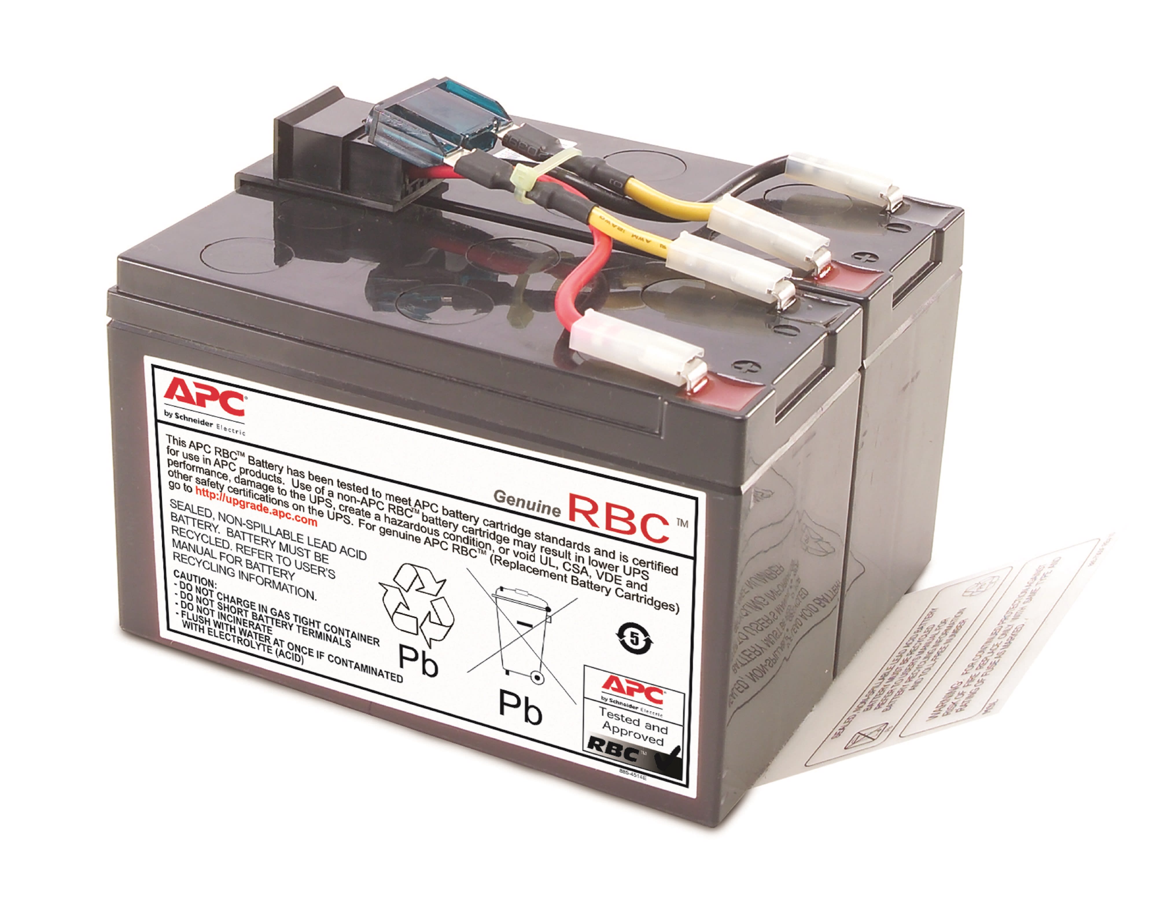 APC by Schneider Electric - APC Vedlikeholdsfrie erstattningsbatteri, RBC48