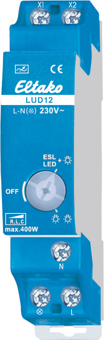 Eltako - Forsterker for universaldimmere 3400W R/L/C: 900W ESL/LED Tavlem