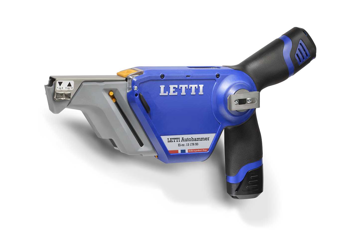 Letti - Letti Autohammer med lader og to batterier for alle Letti magasinklammer