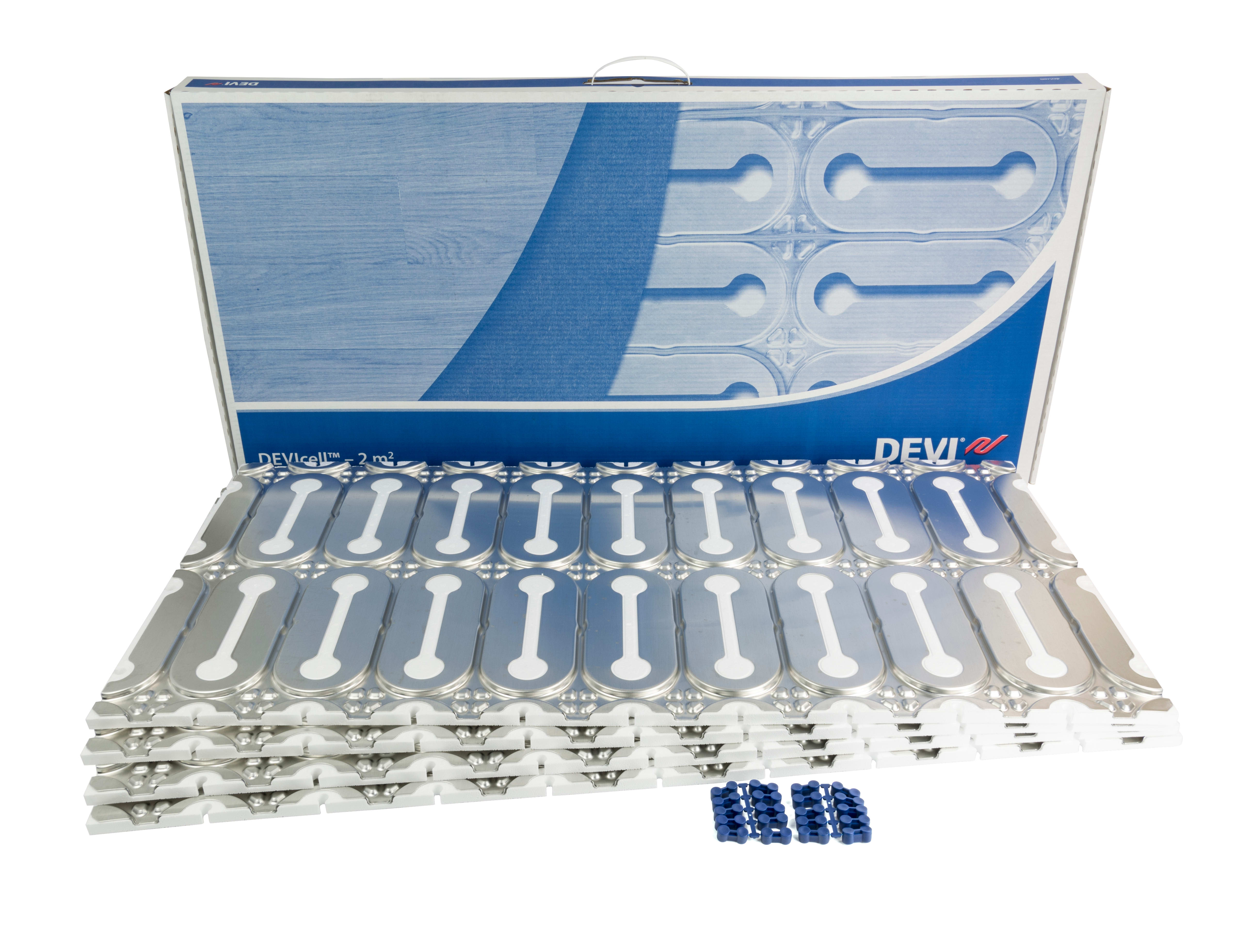 DEVI - DEVICELL DRY  5M2 isolasjonsplate for varmekabel