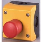 Eaton Electric - Soppknapp komplett rød/gul, 1S+1Å M22-PV/KC