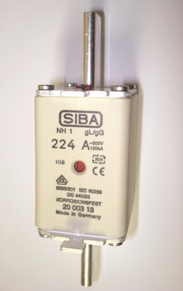 SIBA - Sikring NH1 500V gG 200A