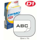Dymo - D1 12MM SORT/HVIT