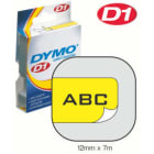 Dymo - D1 12MM SORT/GUL
