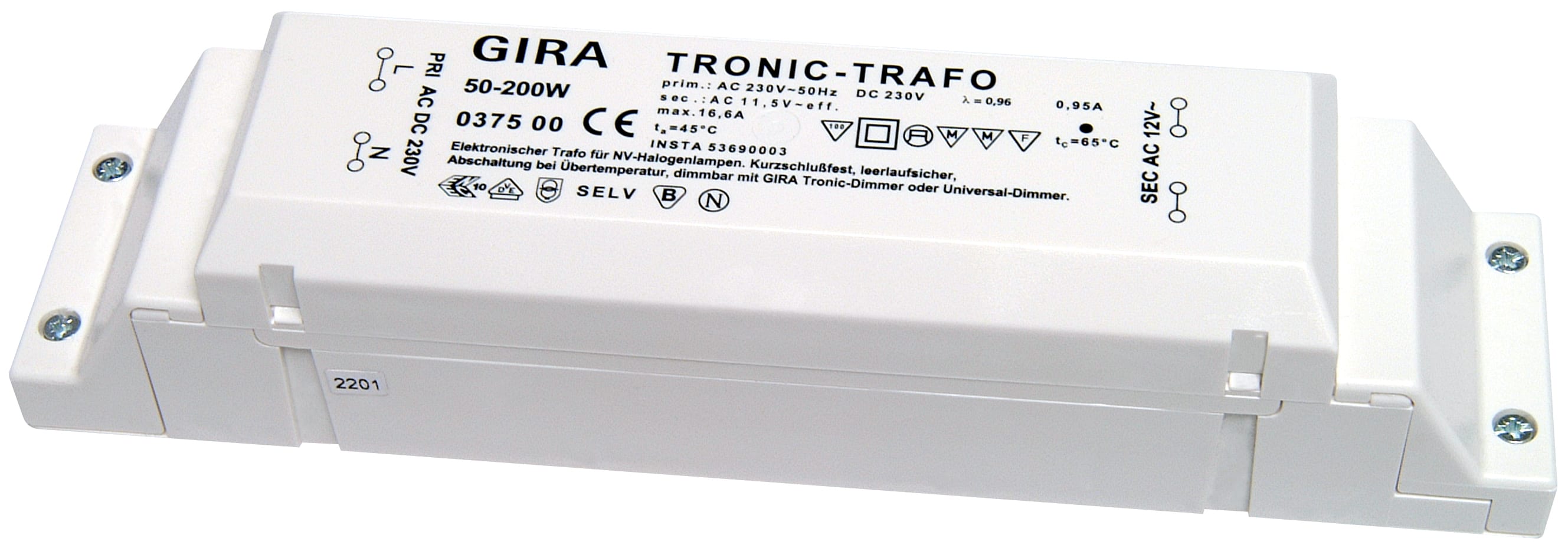 GIRA - Trafo 1KVA 380-400-415-440/24V