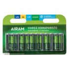 Airam - Batteri Green power LR6 AA 1,5V 12-pack