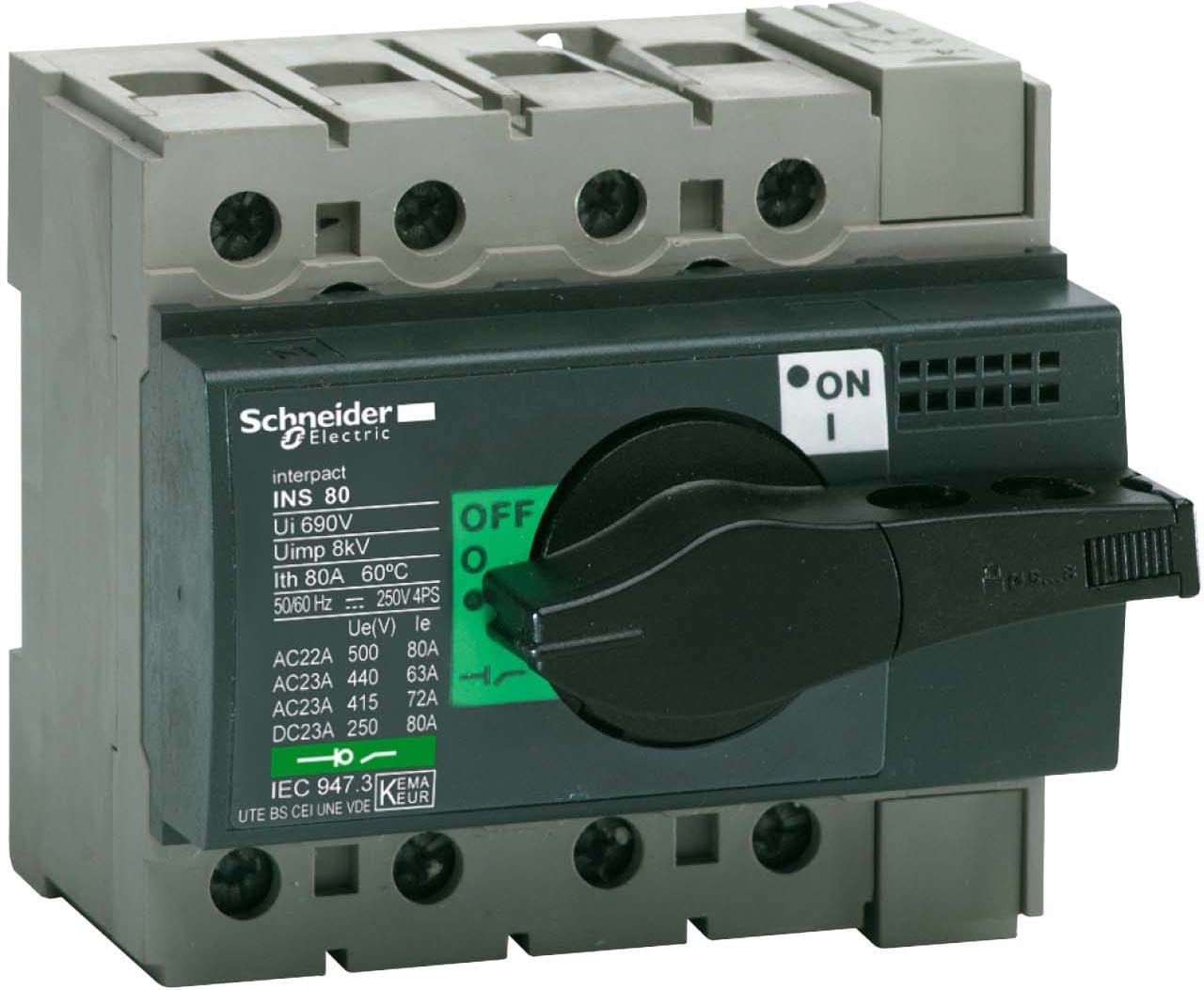 Schneider Electric - LASTBRYTER INS63 4P,  28903  INTERPACT 63A