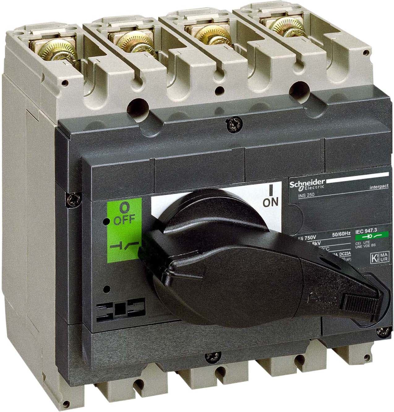 Schneider Electric - LASTBRYTER INS250 4P 31107  INTERPACT 250A