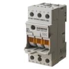 Siemens - 3NW7, sikringsbase, 10 x 38 mm, 3-pol, In: 32 A, Un AC: 690 V