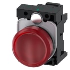 Siemens - SIRIUS ACT Betjeningsmateriell Komplett Signallampe Rød