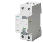 Siemens - Jordfeilbryter type F 80A 2-p 30MA tiltrekningsmoment 2,5-3,0 Nm, kabeltverrsnitt 1-35 mm2 