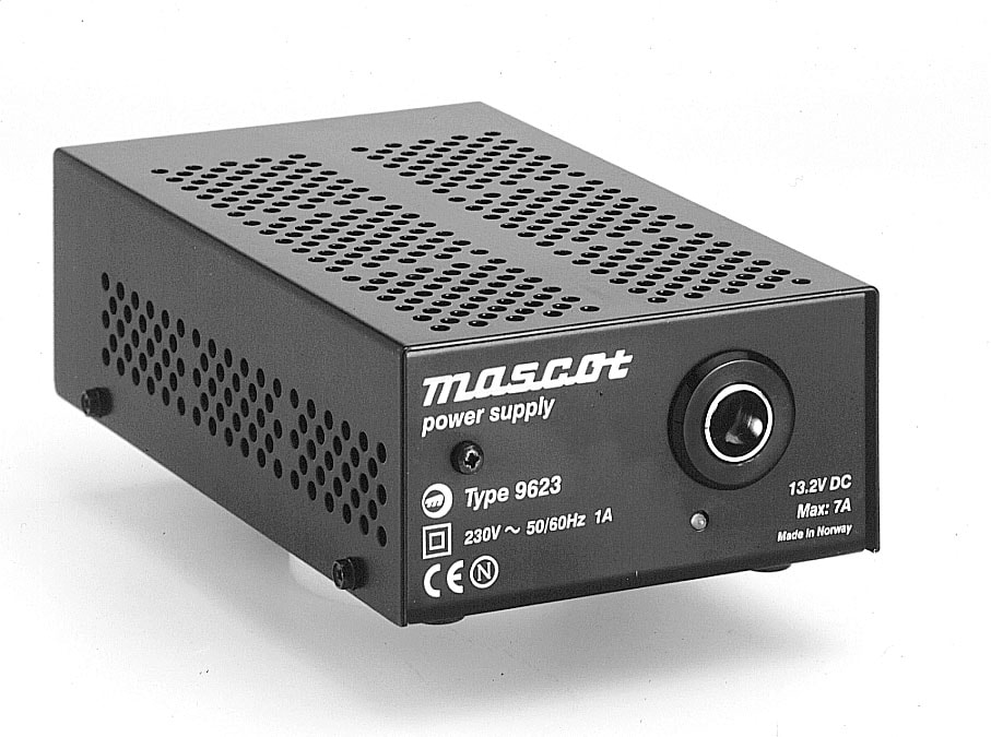 Mascot - 9623 AC/DC Kraftaggregat Switch mode 12VDC 7A 96W Fast nettledning - sekundærledning