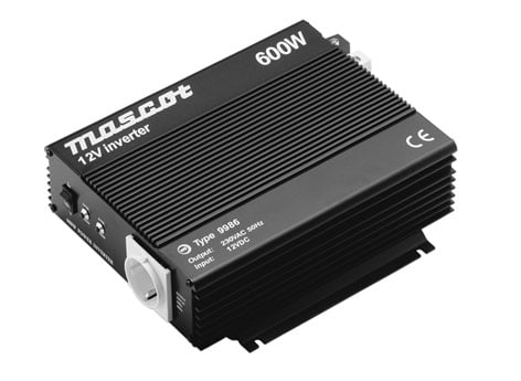 Mascot - 9986 Inverter Modifisert sinus Switch mode - 12VDC/230VAC - maks 600W - Skruterminaler