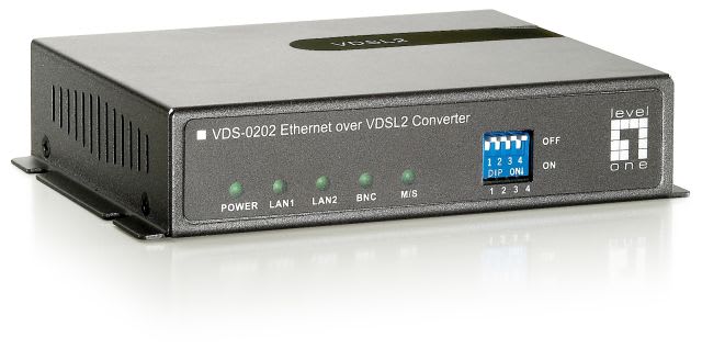 LevelOne - LevelOne VDS-0201 VDSL2 Converter (Annex B)