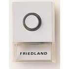 Friedland by Honeywell - RINGEKNAPP D723W PUSHLITE HVIT  FRIEDLAND
