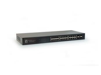 LevelOne - LEVELONE GES-2451 24 GE with 4 Shared SFP Web S