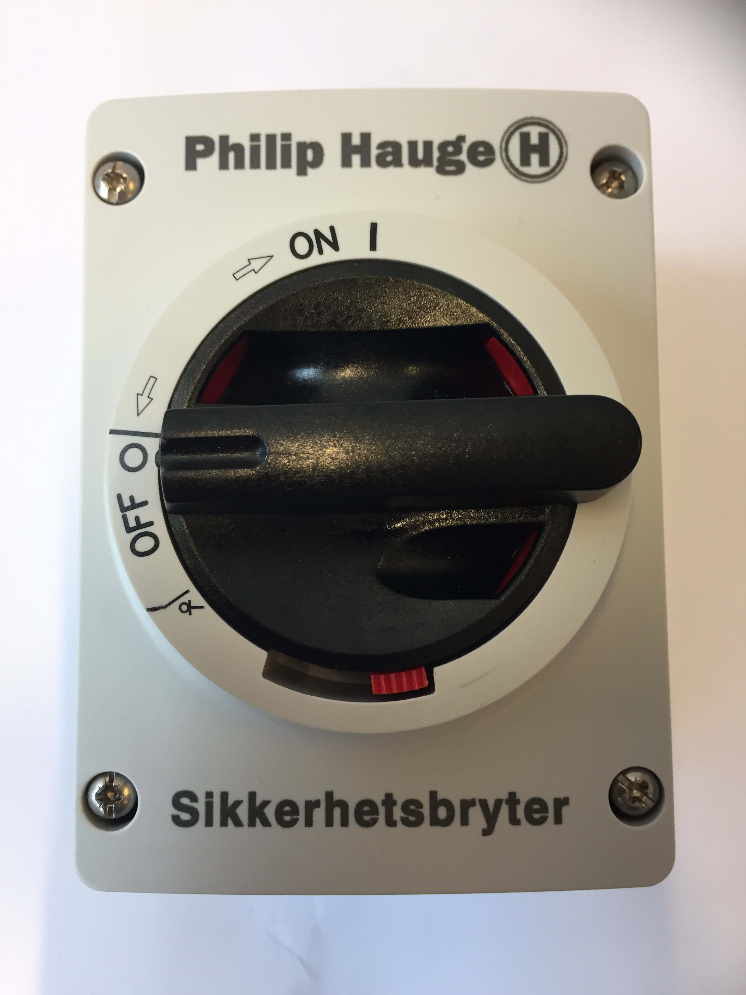 Philip Hauge - Sikkerhetsbryter HAUGE KUM 340U1.V IP66 (U3)