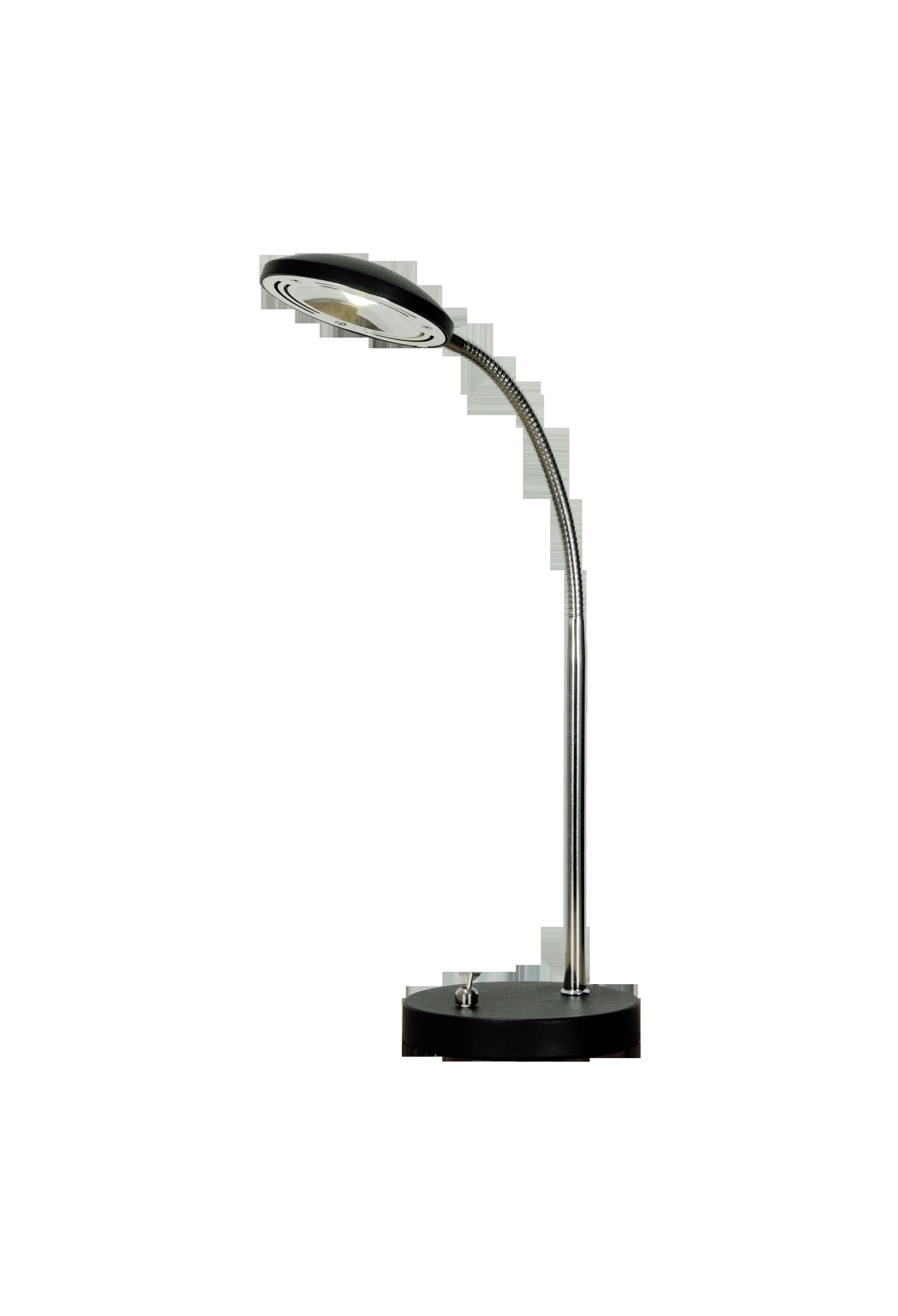 Aneta Lighting - HERO bordlampe svart/krom, LED 5W