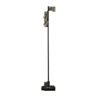 Aneta Lighting - GUSTO golv 3-lys svart/messing, LED 5W